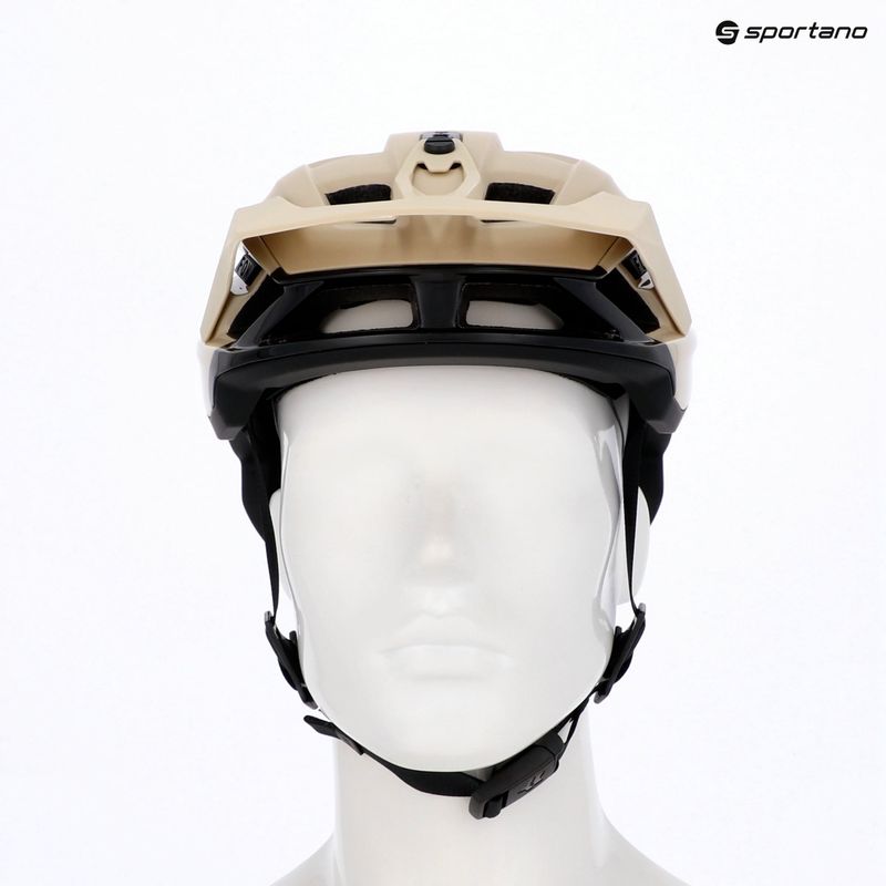 Fox Racing Speedframe Pro Backfade крем каска за велосипед 11