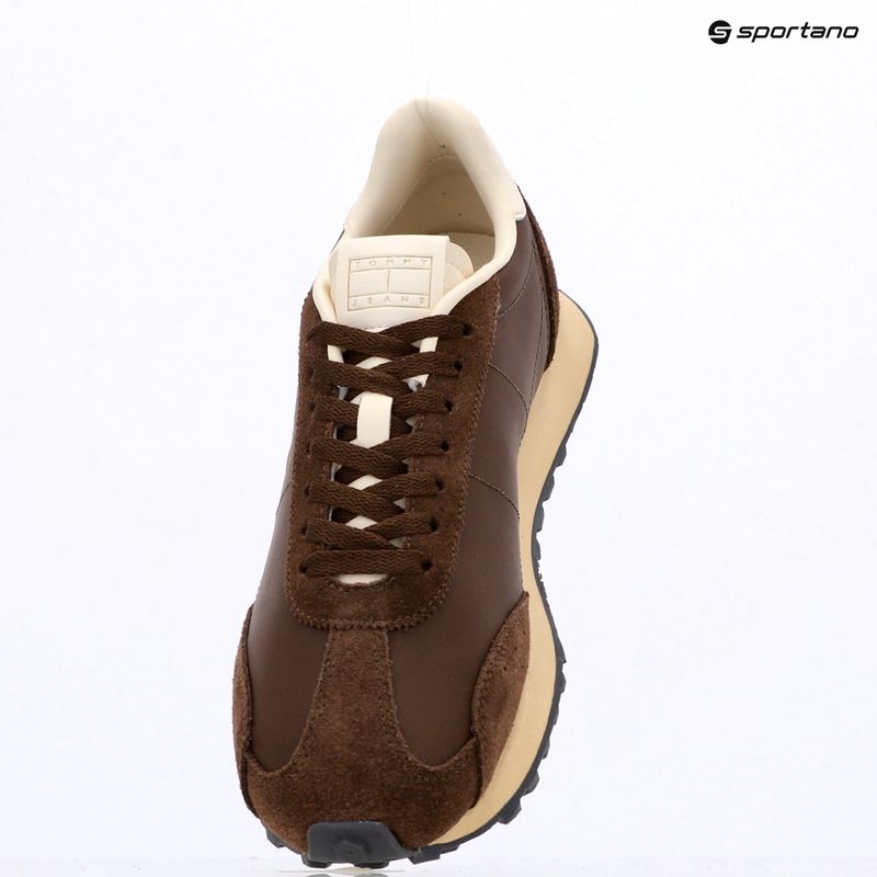 Мъжки обувки Tommy Jeans Retro Runner Archive Mix legacy brown 9