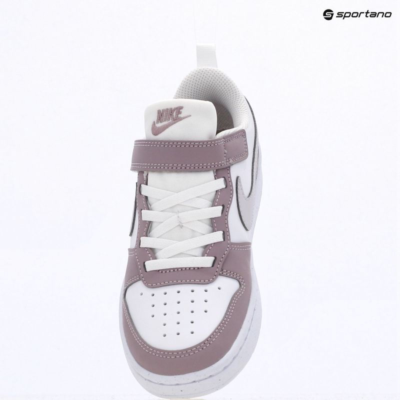 Детски обувки Nike Court Borough Low Recraft white/plum fog/white/venice 9
