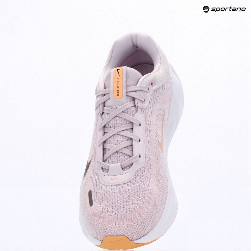 Детски обувки за бягане Nike Stellar Ride bleached lilac/pink foam/black 9