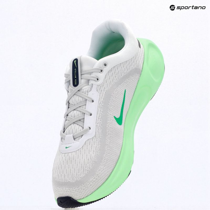 Детски обувки за бягане Nike Stellar Ride white/photon dust/illusion green 9