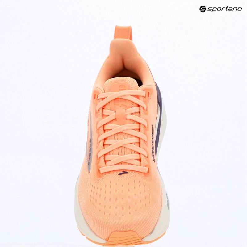 Дамски обувки за бягане Brooks Ghost Max 4 cyber peach/grape/bluewash 9