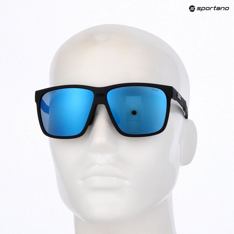Слънчеви очила Bliz A001 matte black/grey blue multi 7