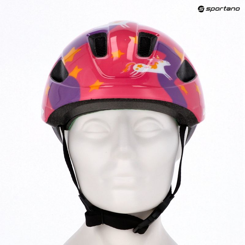 Детска велосипедна каска Lazer Pnut 2.0 KinetiCore purple pony 8
