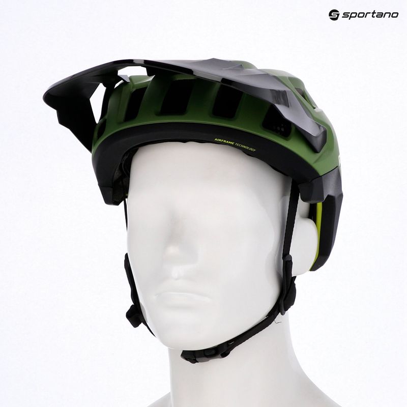 Велосипедна каска Rudy Project Terraform met.olive/black/acid green matte 10
