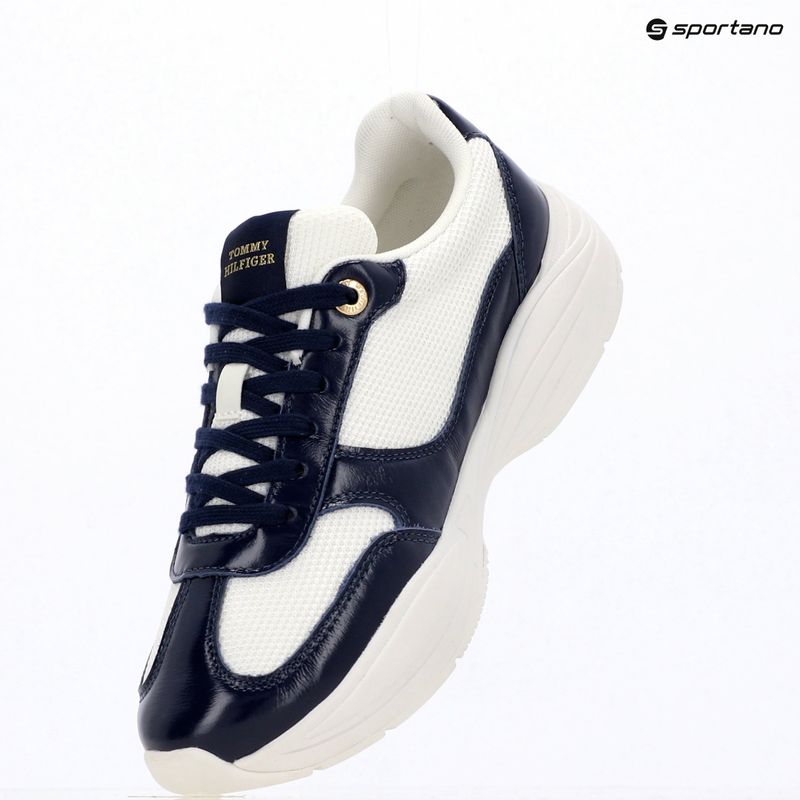 Дамски обувки Tommy Hilfiger ModernRunner Shiny Leather yale navy 9