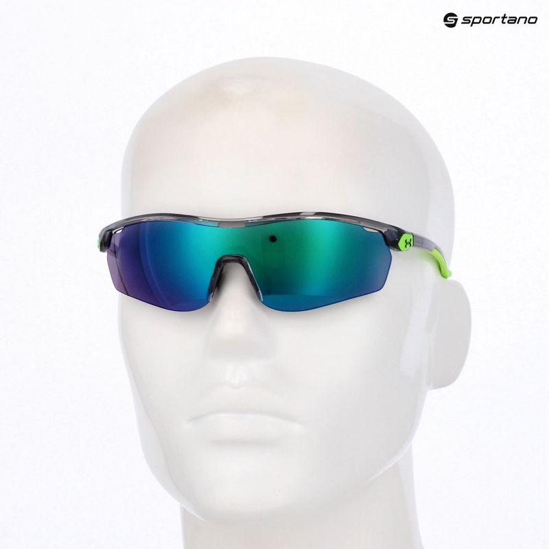 Under Armour 7001/S S3 сиви/зелени многослойни детски слънчеви очила 10