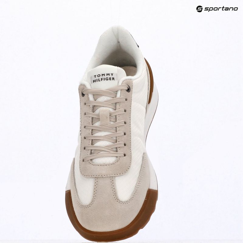 Мъжки обувки Tommy Hilfiger Retro Runner Mesh Suede Mix classic stone 9