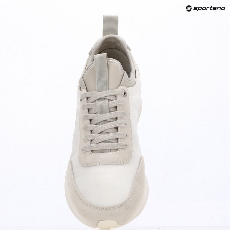 Мъжки обувки Calvin Klein YM0YM01414 Retro Runner Sock Laceup Mix mat bright white/light grey 9