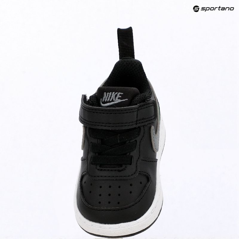 Детски обувки Nike Court Borough Low black/smoke grey/white/illusion green 7
