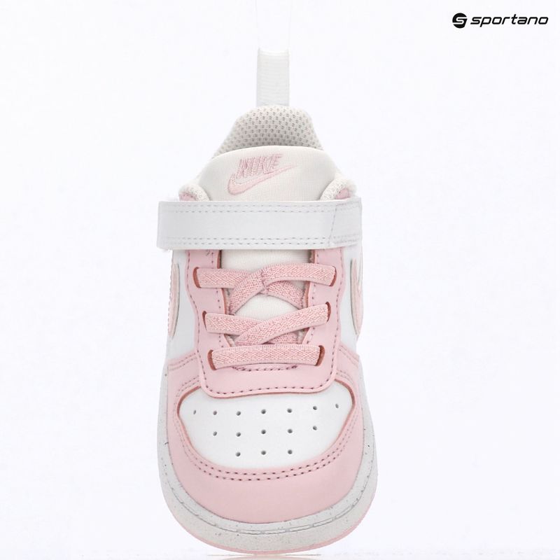 Детски обувки Nike Court Borough Low Recraft white/pink foam 8