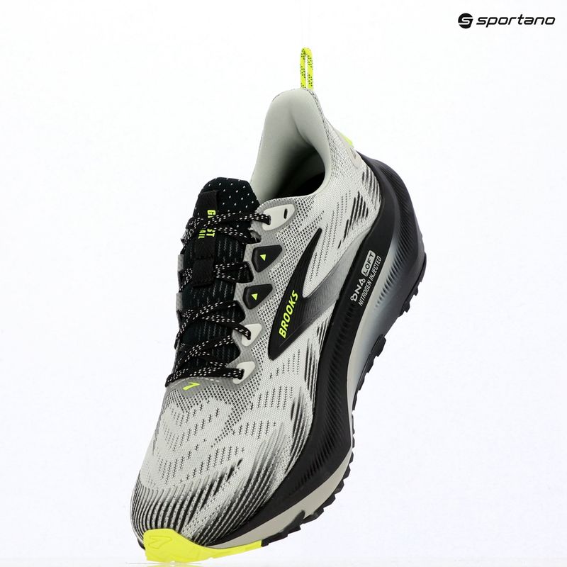 Мъжки обувки за бягане  Brooks Ghost Trail grey/black/nightlife 7