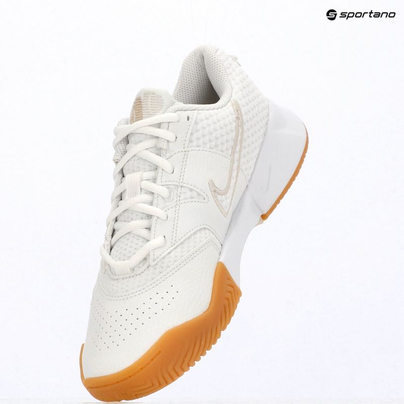 Дамски обувки за тенис Nike Court Lite 4 White/Summit White/Linen/Light Orewood Brown 10