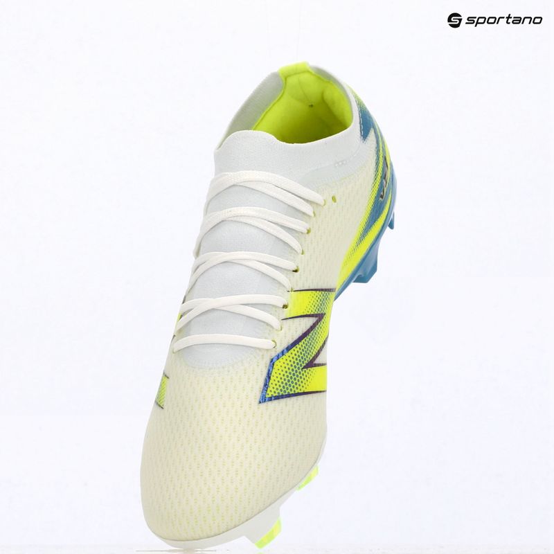Футболни обувки New Balance Furon Team V9 FG white/alkaline green 6