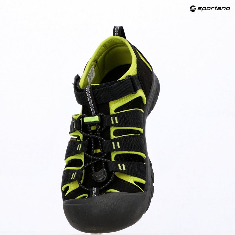 Детски сандали KEEN Newport H2 black/lime green 7