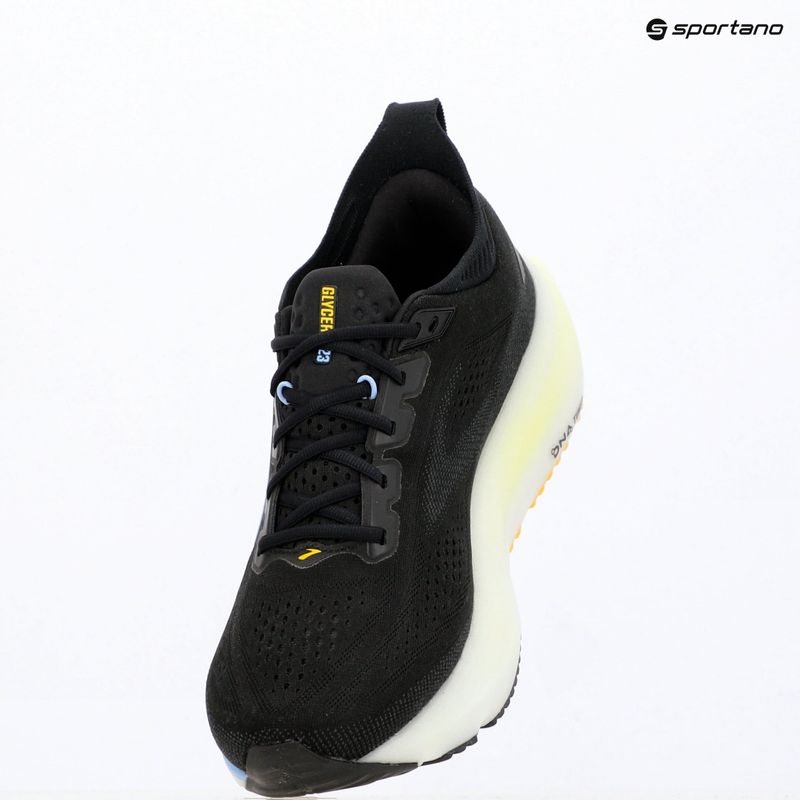 Мъжки обувки за бягане Brooks Glycerin 23 black/cyber yellow/nightlife 7