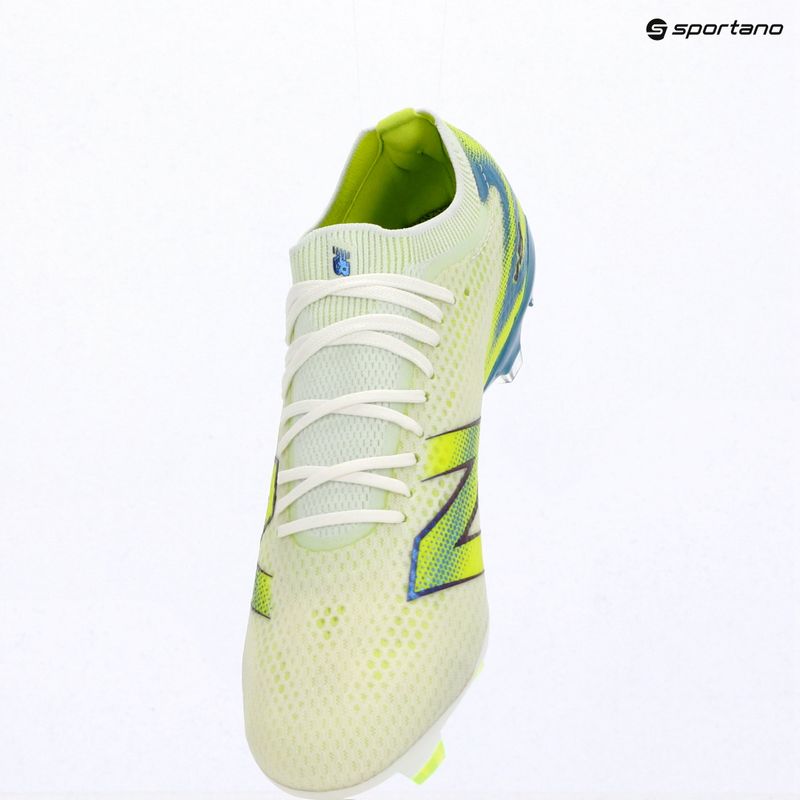 Футболни обувки New Balance Furon Pro V9 FG white/alkaline green 8