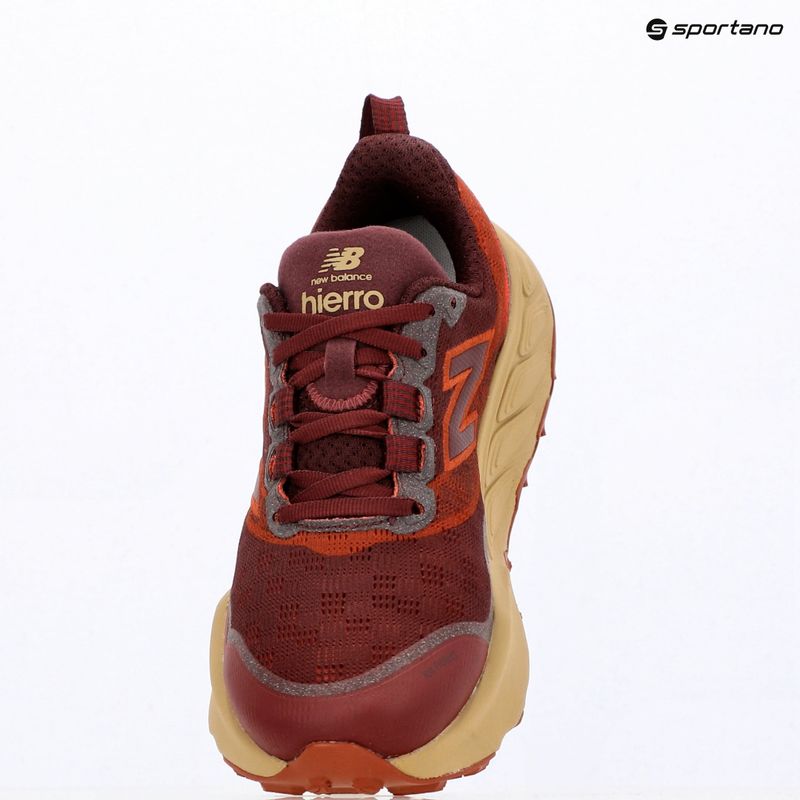 Мъжки обувки за бягане  New Balance Fresh Foam X Hierro V9 mulled wine/neo flame 14
