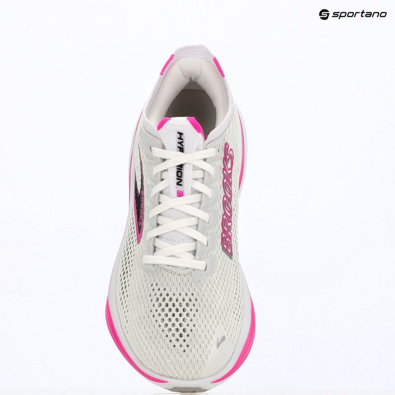 Дамски обувки за бягане Brooks Hyperion 3 white/luminary/cyber pink 9
