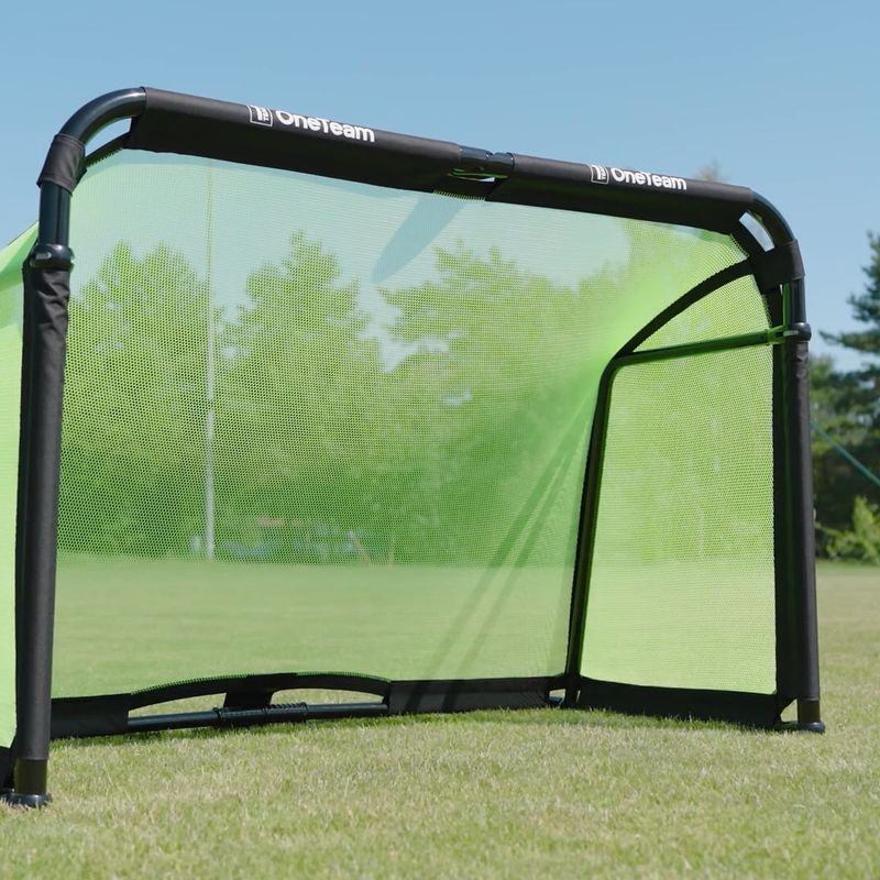 Футболна врата OneTeam SWIFTGOAL 180 x 120 cm foldable black/green 13