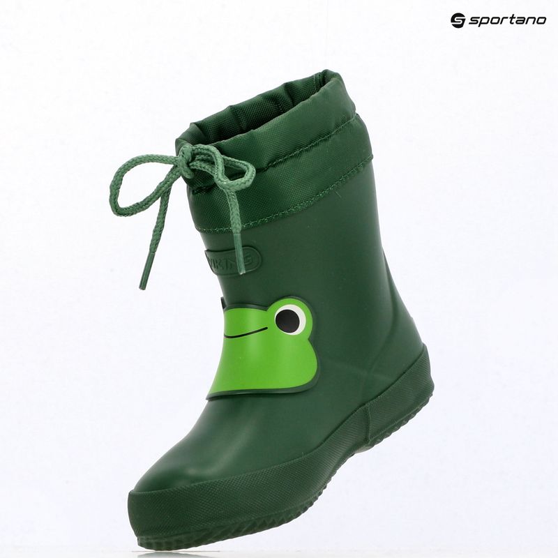 Детски гумени ботуши Viking Footwear Alv Indie Print зелени 16