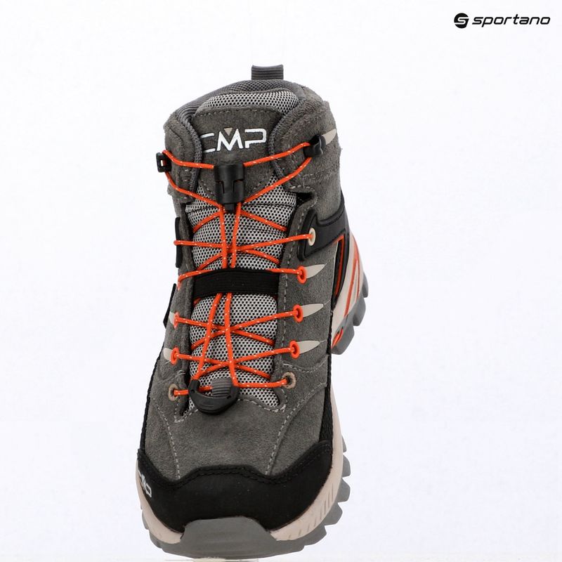 Детски обувки за трекинг CMP Rigel 2.0 Mid Waterproof grey/brick 9