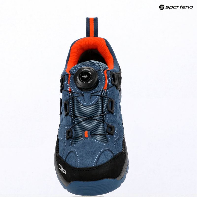 Детски обувки за трекинг CMP Kiruna Low FitGo Waterproof bluestone/arancio 9