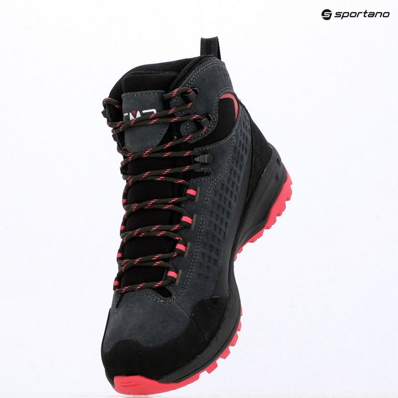 Дамски обувки за трекинг CMP Vertyx Mid Waterproof grey/fuxia 9