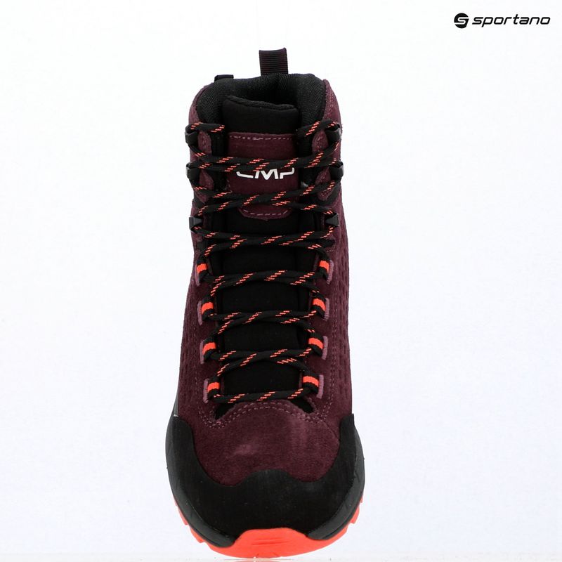 Дамски обувки за трекинг CMP Vertyx Mid Waterproof blackberry/marigold 9