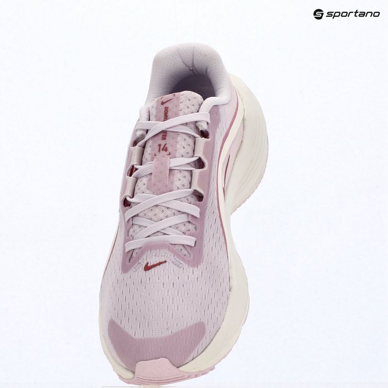 Дамски обувки за бягане Nike Downshifter 14 bleached lilac/sail/pink rise/pink smoke 18