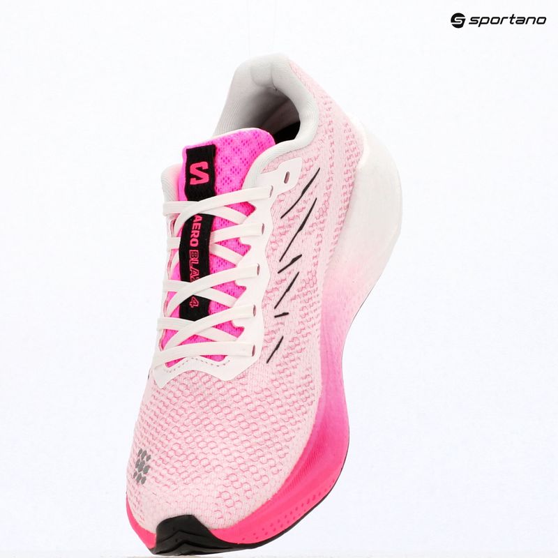 Дамски обувки за бягане Salomon Aero Blaze 4 white/knockout pink 15
