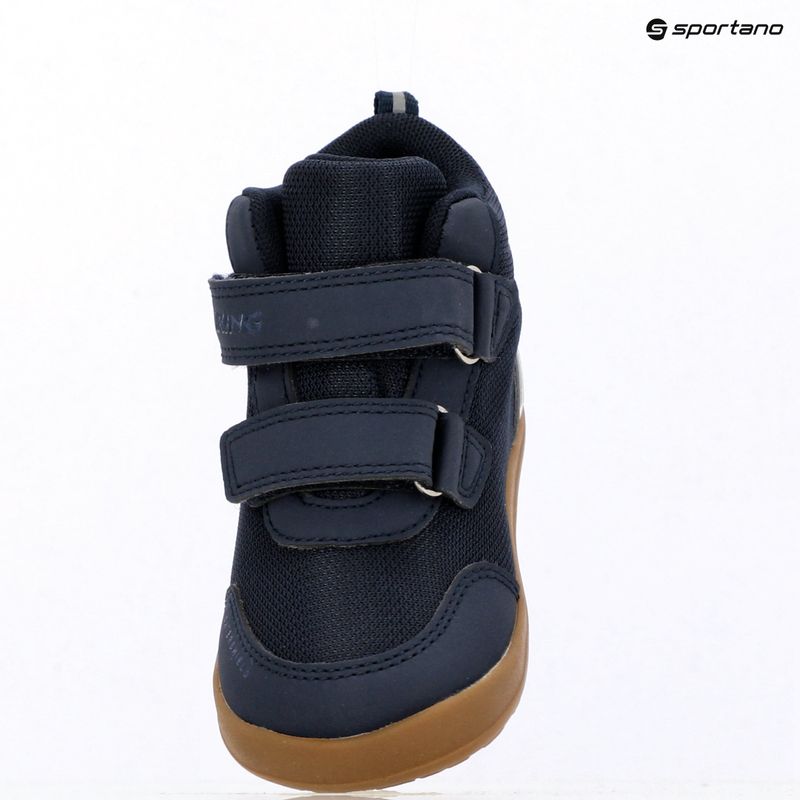 Детски обувки barefoot Viking Alv Barefoot Mid 2V Waterproof navy 21