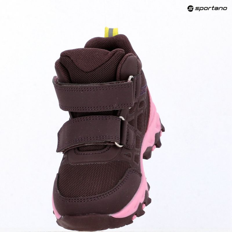 Детски обувки Viking Track Mid 2V Waterproof plum/multi 8
