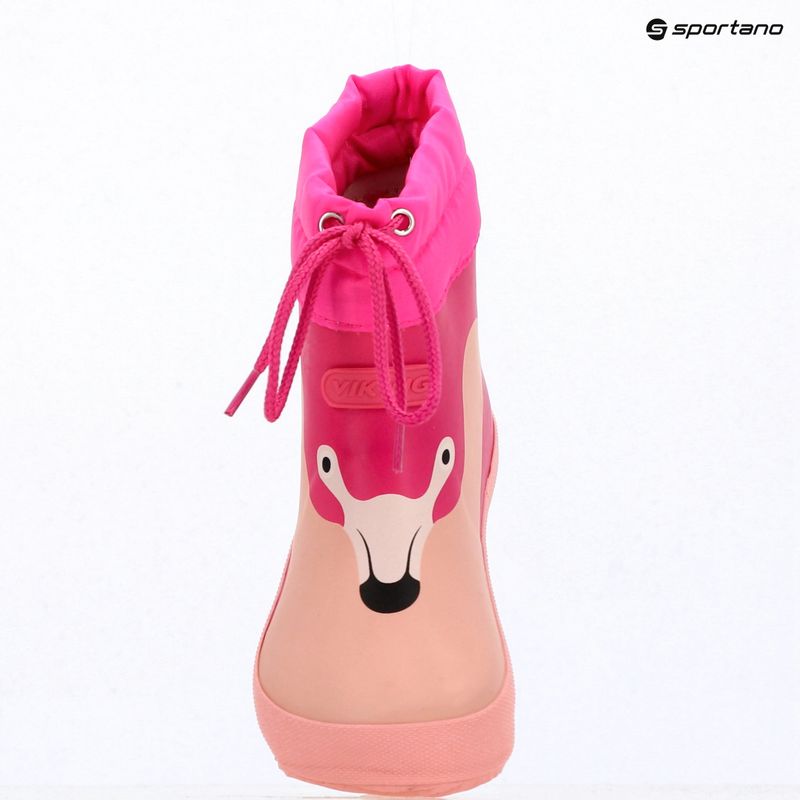 Детски гумени ботуши Viking Alv Barefoot Paw Print light pink/magenta 9