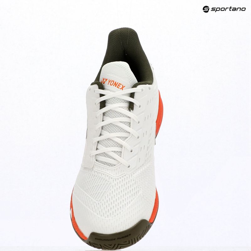 Мъжки тенис обувки YONEX Power Cushion Ad-Accel white/orange 9