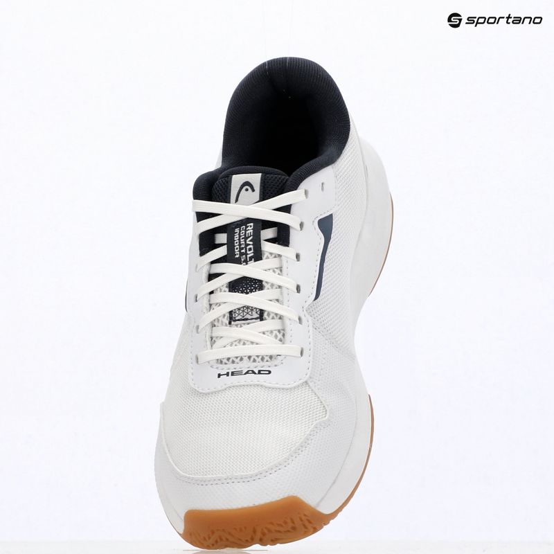 Мъжки обувки за тенис HEAD Revolt Court 5.0 Indoor white/blueberry 9