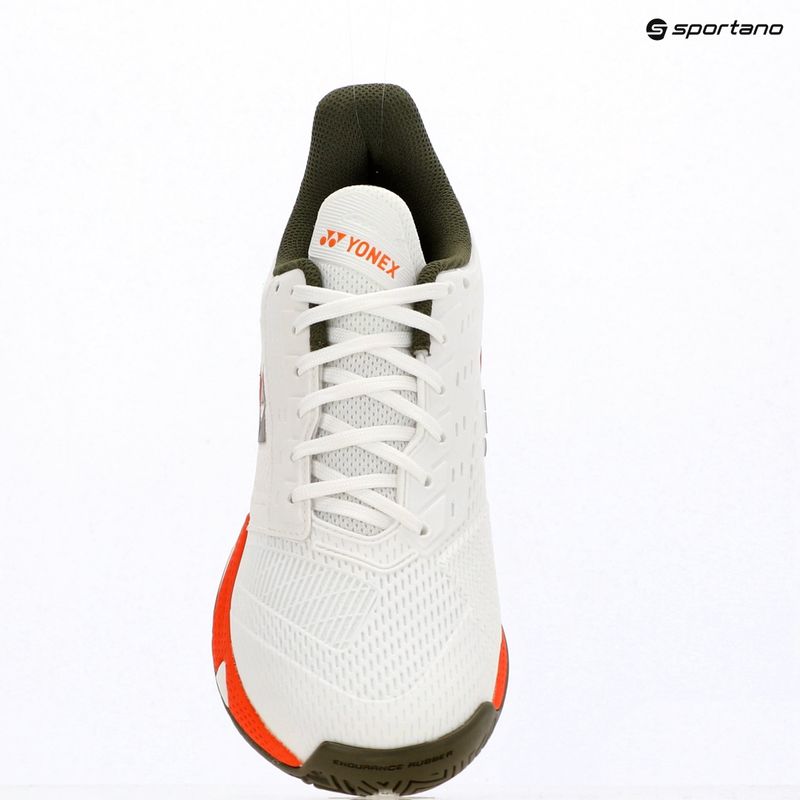 Дамски обувки за тенис YONEX Power Cushion Ad-Accel white/orange 9