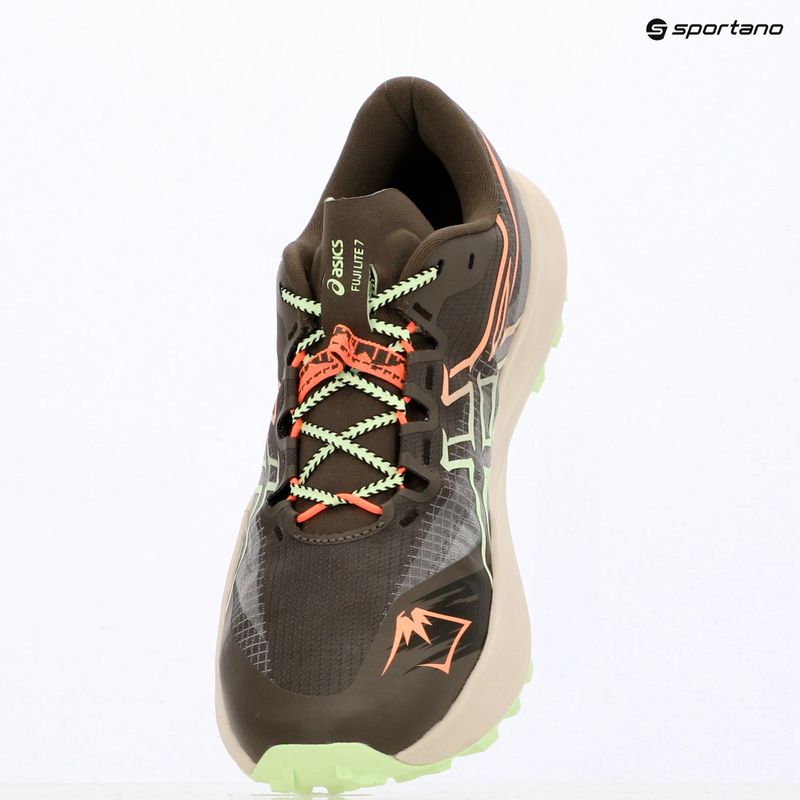 Обувки за бягане Asics Fuji Lite 7 kuriiro brown/illuminate yellow 14