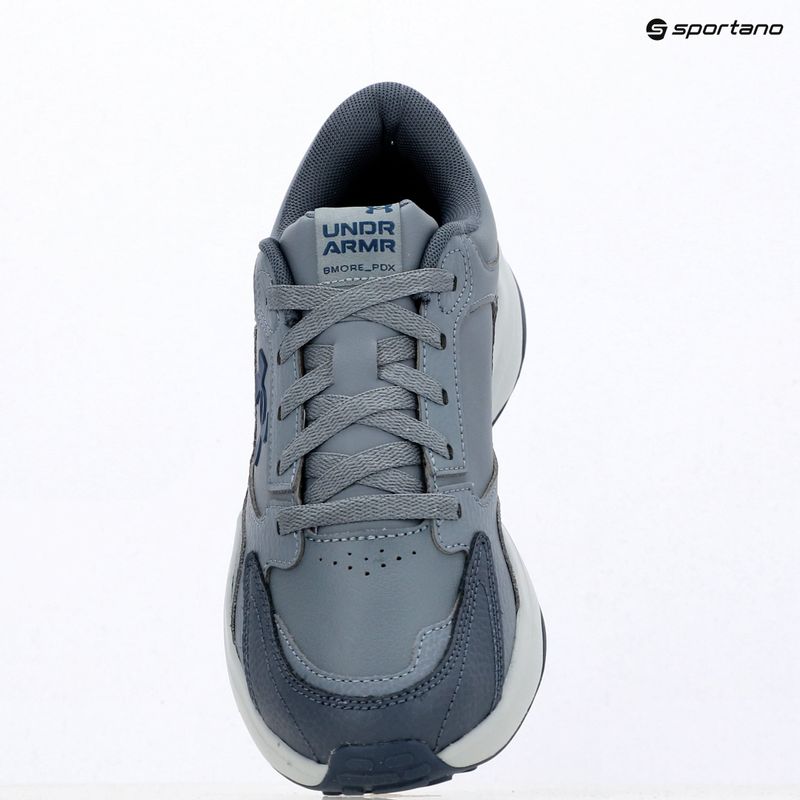 Мъжки обувки за тренировка Under Armour Edge Leather gravel/blue fog/blackout navy 9