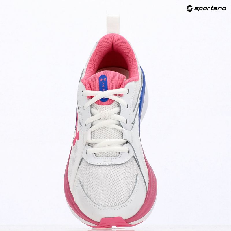 Дамски обувки за бягане Under Armour Assert 11 white/pink frenzy/pink frenzy 9