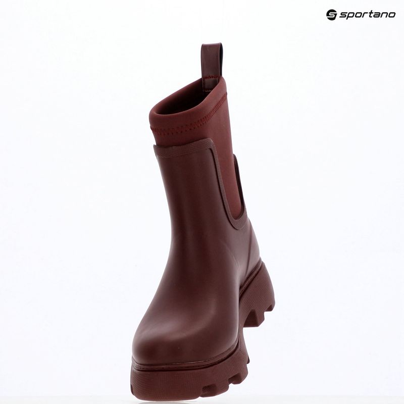 Дамски гумени ботуши Tommy Hilfiger Stamp Warm Ankle oxblood 9