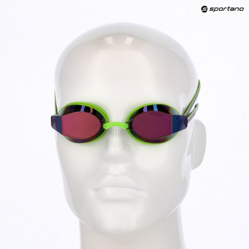 Очила за плуване TYR Blackops 140 Ev Racing Mirrored bright green/black 6