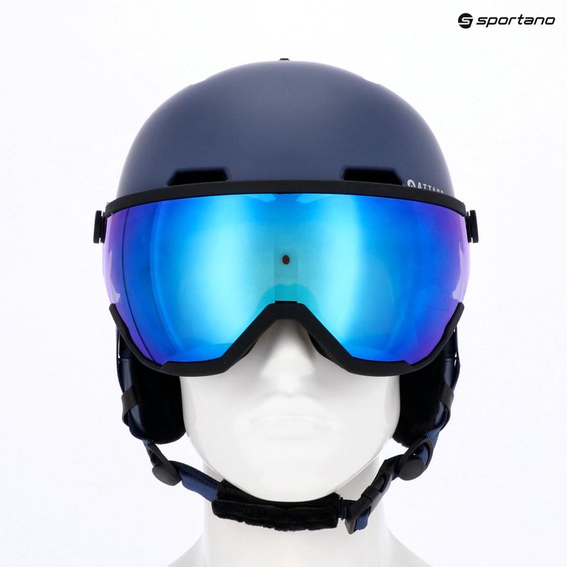 Скиорска каска ATTABO Avens 2.0 Visor синя 18