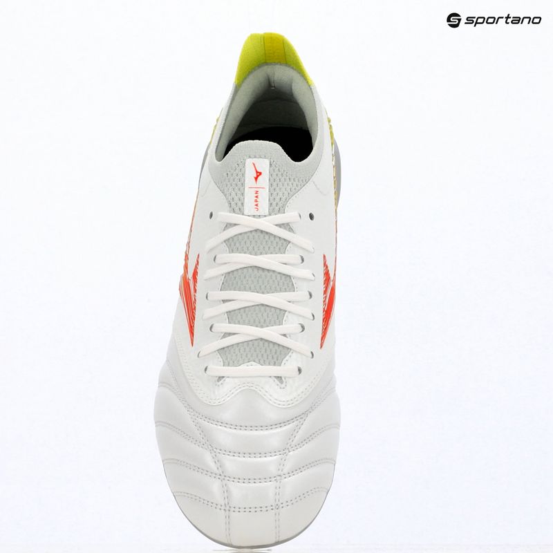 Футболни обувки Mizuno Morelia Neo V β Japan AG white/lava orange/evening primrose 7