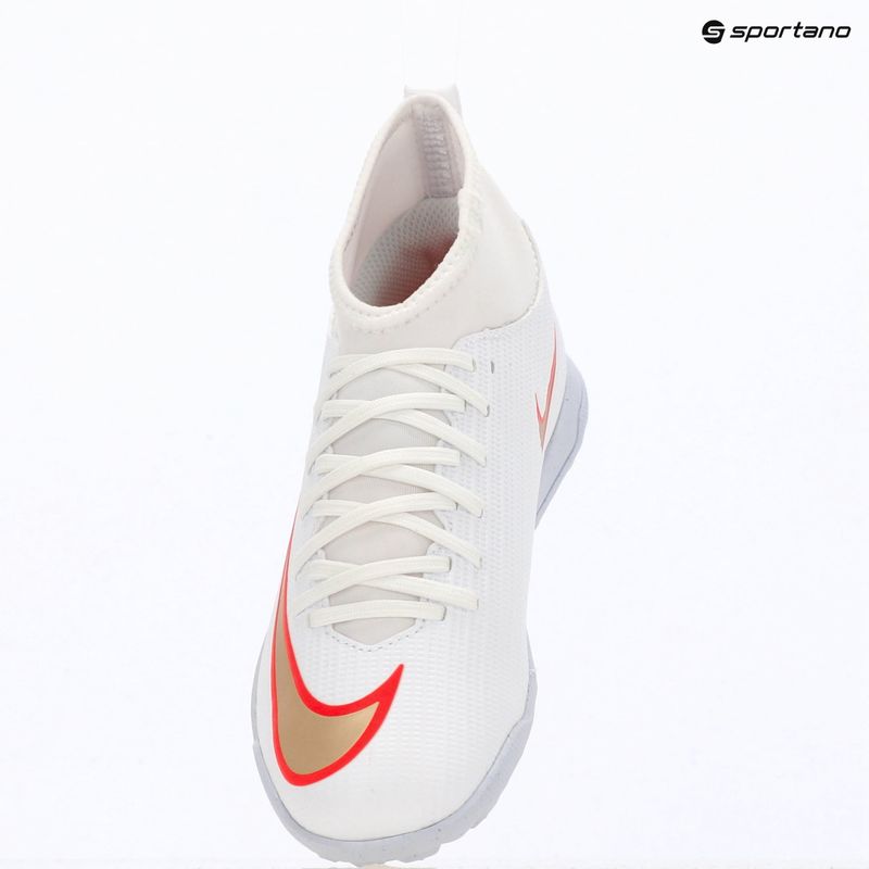 Детски футболни обувки Nike Jr. Mercurial Superfly 11 Club white/bright crimson/blur 8