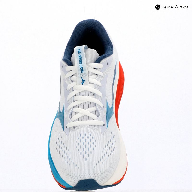Мъжки обувки за бягане  Mizuno Wave Rider 30 white/blue jewel/orange 8