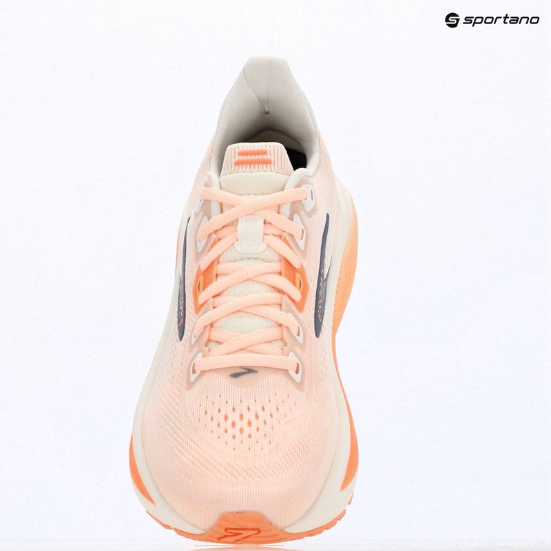 Дамски обувки за бягане Brooks Ghost 18 star white/cyber peach/grey 17