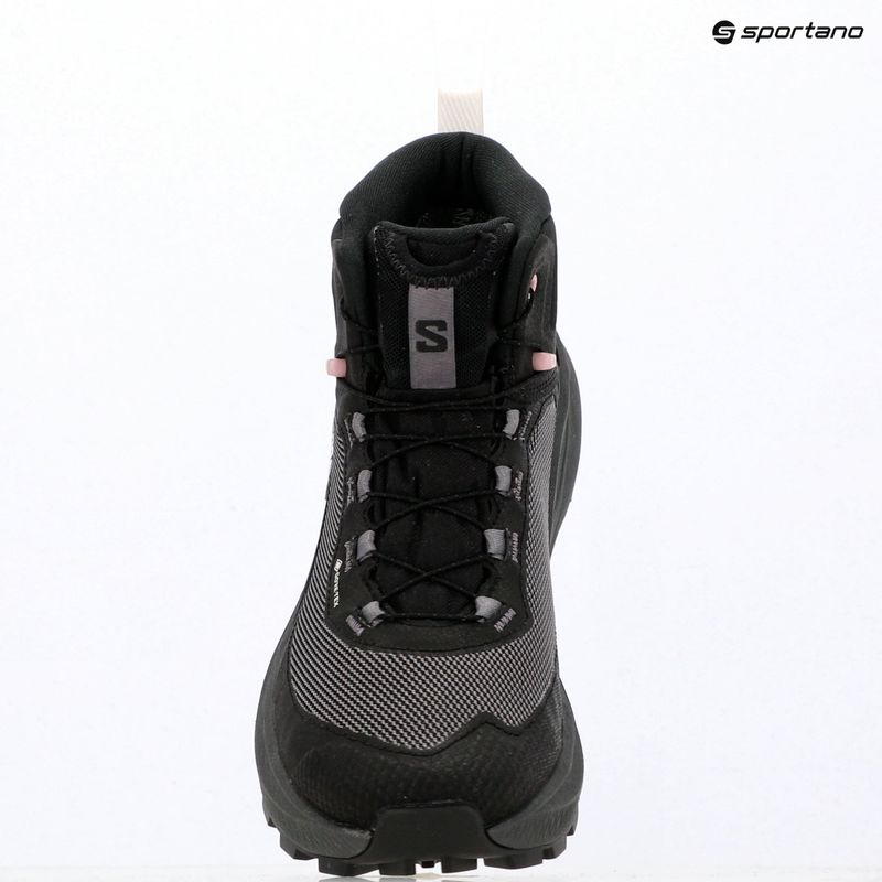 Дамски туристически обувки Salomon Genesis Mid GTX black/dawn pink 19