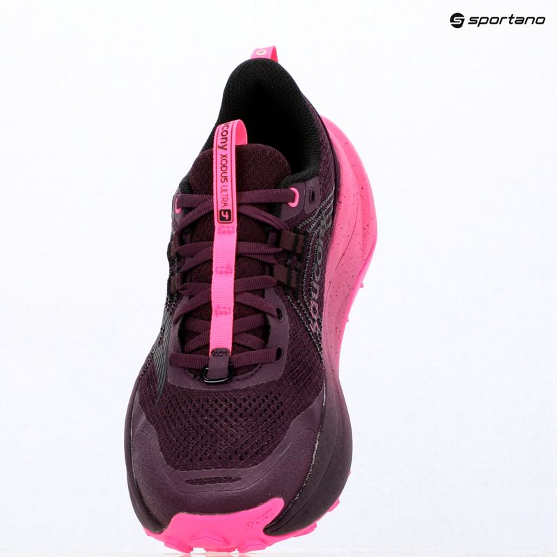 Дамски обувки за бягане Saucony Xodus Ultra 4 eggplant/shock 11