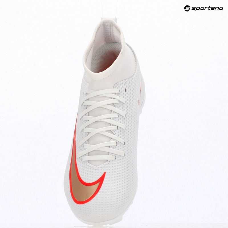 Детски футболни обувки Nike Jr. Mercurial Superfly 11 Club white/bright crimson/blur 9